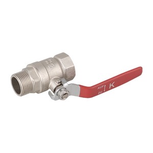 <span class=keywords><strong>Vanne</strong></span> à bille en laiton nickelé mâle <span class=keywords><strong>femelle</strong></span> de <span class=keywords><strong>1</strong></span>/2 pouces PN25 - Product Image 3