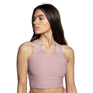 Sujetador Deportivo para Mujer, Tallas Grandes, Transpirable, Reversible, Ecológico, Color Liso, Diseño Cruzado Frontal con Cordones, Alto Soporte, Negro, para Fitness y Gimnasio - Product Image 1