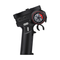 Ensemble émetteur HOTRC 8CH 2.4G CT-6B et récepteur F-08A, télécommande pour voiture, bateau, char RC en plastique avec retour de tension LCD