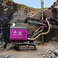 Machine de forage DTH sur chenilles, équipement de forage automatique pour trous de dynamitage, équipement de forage minier hydraulique écologique