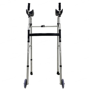CA916 Factory Directly Sell Rehabilitation Treatment Supplies Folding <b>Walker</b> Aluminum Alloy <b>Walker</b> for Older Adult - Product Image 3
