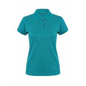 Polo oversize en mélange de coton pour femme, coupe décontractée, manches courtes, style streetwear décontracté, confortable, épaules tombantes - Product Image 1