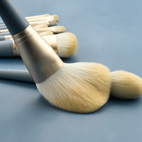 Ensemble de 10 pinceaux à maquillage pour les yeux Blue Bridge modèle 023, cosmétiques, fibres synthétiques super douces, manche en plastique, nouveaux outils de beauté pour la peinture