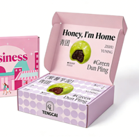 Boîte d'emballage en papier personnalisée avec logo, impression en relief de qualité alimentaire, pliable, pour gâteaux, biscuits, pain, macarons, sushis, aliments pour bébés