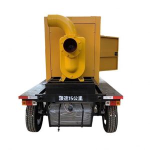 Self Prime Trailer <b>Mounted</b> Sewage Truck Pump Mobile Flood Control and Drainage Mobile Pump Trucks - Product Image 4
