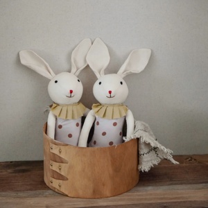 Lindo Conejo de Peluche de Algodón con Orejas Largas, Juguete de Peluche Suave para Bebés, Animal de Peluche para <span class=keywords><strong>Dormir</strong></span>, Regalo de Cumpleaños para Niños - Product Image 2