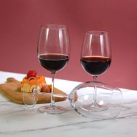 Verres à vin rouge élégants, modernes, luxueux et durables, de haute qualité, pour restaurant, à long pied, pour mariage, lot de 6, logo personnalisé
