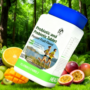 Tabletas de Probióticos <span class=keywords><strong>y</strong></span> Prebióticos para Deportistas Adultos, Sabor Maracuyá, 0.8g, 60 Unidades, Fibra Dietética - Product Image 2