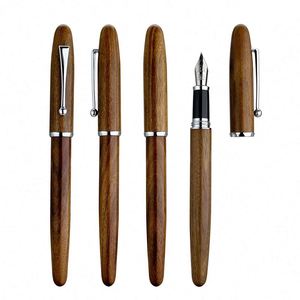 Redwood Luxury Fountain <b>Pen</b> for Students and Business Customizable Logo Advanced Ink Absorption Wood Material for Writing - Product Image 1