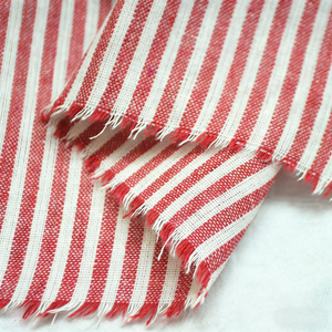 Tissu en mélange <span class=keywords><strong>lin</strong></span>-coton teint en fil à rayures 55% <span class=keywords><strong>lin</strong></span> 45% coton pour chemises printemps-été, vêtements et décoration intérieure – En stock - Product Image 4