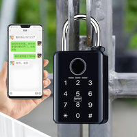 Cadenas intelligent Tuya en alliage de zinc avec empreinte digitale et mot de passe, déverrouillage par application, carte et clé NFC, antivol, étanche IP65, serrure électronique