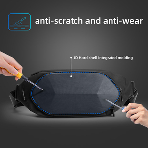 Bolso Bandolera FENRUIEN para Hombre, Multifuncional, Carcasa Rígida, Bolso <span class=keywords><strong>de</strong></span> Cintura para Hombre, a la Moda, Impermeable, Bolso <span class=keywords><strong>de</strong></span> Hombro, Paquete <span class=keywords><strong>de</strong></span> Viaje para Viajes Cortos - Product Image 5