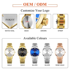 <span class=keywords><strong>Orologio</strong></span> con Logo personalizzato cassa rotonda colore <span class=keywords><strong>oro</strong></span> rosa giappone movimento in acciaio inox moda Business <span class=keywords><strong>orologio</strong></span> al quarzo per gli uomini - Product Image 3