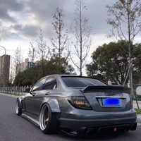 Kit de carrosserie Runde pour mercedes-benz C-CLASS W204 C63 AMG mise à niveau Style Robot Kit de carrosserie pare-chocs avant diffuseur arrière jupe latérale