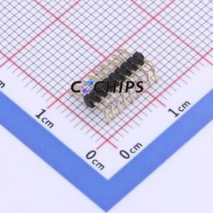 X1311WR-09J-C26D40 Pin Header Bent Lead Through Hole,P=1.27mm Connector 1x9P 1.27mm 1.27mm Pin Header - Product Image 2