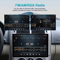 Radio para Auto Podofo de 13.1'' con Pantalla IPS 2K, 8 Núcleos, 4+64GB, Android, CarPlay, con Módem 4G, Android Auto, WiFi, GPS, DSP, RDS
