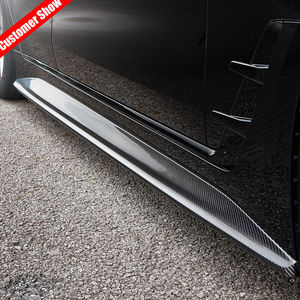 Faldones laterales de carbono REAL para coche, Panel de labios de extensión para BMW 4 Series G26 M Sport 440i 2021UP - Product Image 2
