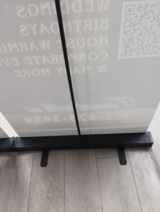 Venta al por mayor de tamaño personalizado de aluminio portátil Roll-Up Standee retráctil Banner Roll Screen Stand para exhibición publicitaria exposición - Product Image 6