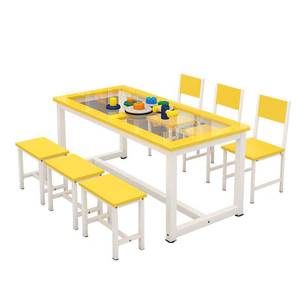 Mesa de Entrenamiento de Pintura Escolar Moderna de Madera, Aprendizaje <span class=keywords><strong>Infantil</strong></span>, Ecológica, Ajustable, con Superficie Transparente, Duradera y Cómoda - Product Image 5