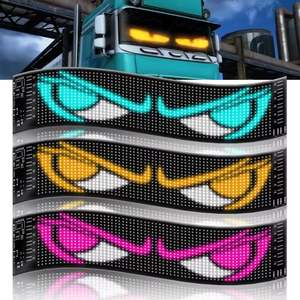 Devil Eyes Dynamic Big Eye LED Display <b>Screen</b> Panel Flexible Car <b>Window</b> Windshield Sign for Cars Trucks Shopping Malls Elevators - Product Image 2