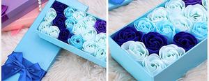 Fleur <span class=keywords><strong>de</strong></span> Bain Artificielle 33pcs Par Boîte <span class=keywords><strong>Rose</strong></span> Savon Fleurs Tête Mousse Savon Fleur Roses - Product Image 4