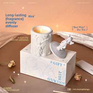 Bougie parfumée en cire de soja d'aromathérapie Angel Plâtre fait à la main Cadeau d'anniversaire et de Saint-Valentin <span class=keywords><strong>pour</strong></span> parfum d'intérieur et souvenir - Product Image 3