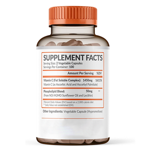 Suppléments vitaminiques VC liposomaux à absorption élevée de marque de distributeur OEM de capsule de vitamine C liposomale - Product Image 5