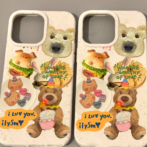 Dễ Thương Bánh Quy Bánh Mì Nướng Cho Apple 14 Vỏ Lúa Mì Drop-Resistant TPU Trường Hợp Điện Thoại Cho <span class=keywords><strong>Iphone</strong></span> 13 Pro Max 12/11 Lớn Điện Thoại Di Động Trường Hợp - Product Image 5