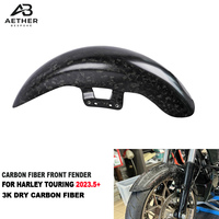 Couvre-plaque d'immatriculation en fibre de carbone pour Harley-Davidson CVO Road Glide 121