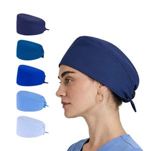 Wholesale Adjustable Unisex Scrub Nursing Cap Eco-friendly Doctor Scrub Cap Tie Back Nurse Scrub <b>Hats</b> - Product Image 1