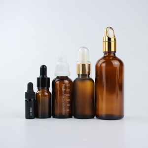 Beauty Fancy Empty Essential Oil Bottle <b>Glass</b> <b>Amber</b> Bottle With Dropper Bottles for Skin Care - Product Image 3
