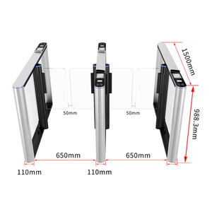 Torniquete Electrónico de Seguridad con Control de Acceso para Estadios, con Protección Infrarroja Anti-entallejamiento, para Android - Product Image 1
