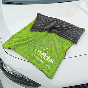 ผ้าขนหนูเช็ดรถไมโครไฟเบอร์ขนาด60x90 1200 GSM 1400 GSM ขนาด60x90กรัม - Product Image 2