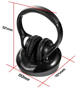 Draadloze Hoofdtelefoon Voor Tv Kijken Met Rf/2.4G Zender Optische Headset Voor Tv Hoge Volume Over Ear Headset voor Senioren