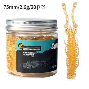 65mm, 6g, 75mm, 1.5g, en <span class=keywords><strong>bouteille</strong></span>, leurre souple, libellule, insectes, Reptile, pêche, vente en gros, leurres souples - Product Image 5