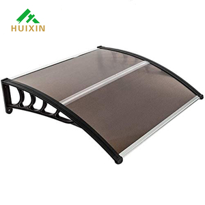 Nhôm không thấm nước mái hiên Polycarbonate cửa sổ bìa cho ban công ngoài trời mưa Polycarbonate mái nhôm cửa mái hiên - Product Image 6