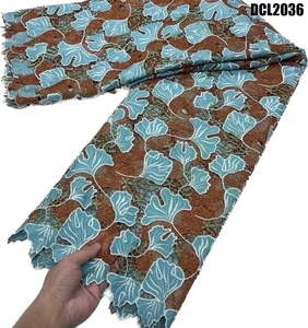 Tissu en dentelle <span class=keywords><strong>africaine</strong></span> de haute qualité, dentelle suisse guipure pour robes de fête de mariage nigérianes, <span class=keywords><strong>couture</strong></span> - Product Image 3