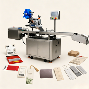 Factory Direct Fully Automatic Sticker Labeler for Manual Label <b>Bookmark</b> Coupon Hang Tag Card Labeling - Product Image 1