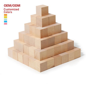 Hot Sale Children's Wood Color Wood Block Math Teaching AIDS Juguetes Geometric Graphics square Grain Educational Toy for Kids - Product Image 1