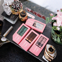 Boîte cadeau magnétique de luxe personnalisée pour faux ongles, emballage pour ongles artificiels fantaisie à presser