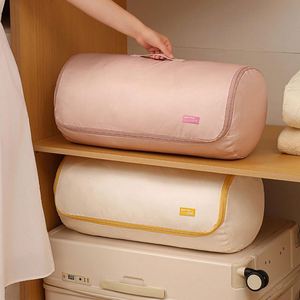 Compressible Cylinder Foldable Eco-Friendly <b>Quilt</b> Bag Clothes Organizer Modern Business&Shopping Use Large Capacity Moving - Product Image 5