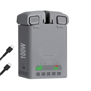 Chargeur de batterie rapide 100W, mini stockage, 5 4 3 Pro Drone, hub de charge double bidirectionnel, chargez deux batteries, accessoires - Product Image 1