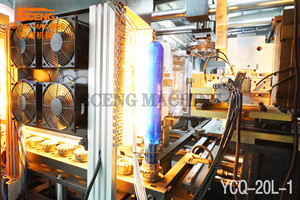 Máy thổi chai 300bph 5 gallon cho xô nước khoáng 20 lít có tay cầm - Product Image 6