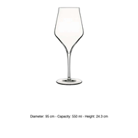 Verre Luigi Bormioli Supremo Collection Bordeaux 55 cl H 24,3 cm Ø 9,5 cm