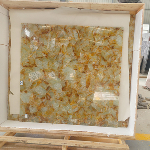 Lớn sang trọng Citrine tinh thể màu vàng thạch anh bán đá quý tấm cho tường/Countertop - Product Image 4