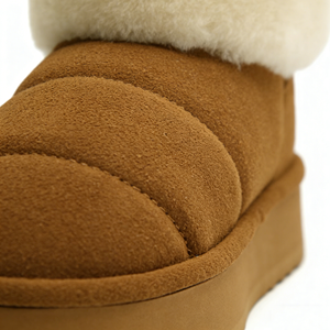 <span class=keywords><strong>Bottes</strong></span> de neige pour femmes et filles en cuir véritable unisexe, en véritable laine de mouton, chaussures d'<span class=keywords><strong>hiver</strong></span> chaudes pour femmes, <span class=keywords><strong>bottes</strong></span> de neige personnalisées - Product Image 6