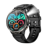 Nuevo Reloj Deportivo Inteligente KT92 con Batería de Larga Duración de 1100 mAh, Resistente al Agua hasta 30 m, Brújula, Linterna LED, Llamadas Inalámbricas