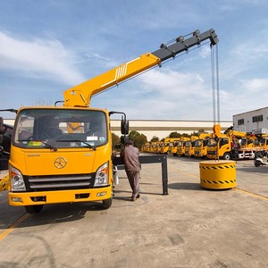 Caminhão de 5-16 toneladas com guindaste Flatbed Towing Camião <span class=keywords><strong>Crane</strong></span> Road com Knuckle Boom <span class=keywords><strong>Crane</strong></span> para Certificação CE - Product Image 6