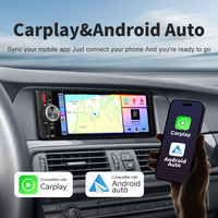 SEMAITU Lecteur MP5 pour voiture 6,36 pouces, simple DIN, avec CarPlay sans fil, Android Auto, émetteur FM, garantie 1 an, pour montage sur tableau de bord USB