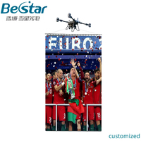 Pantalla LED Transparente Bestar Smart Drone Flying Screen P15 P20 P25 de Baja Altura, Económica, para Alquiler Aéreo